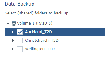 Choose Folder for Backup